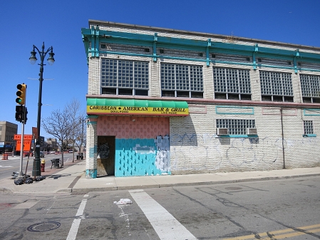 Ein Restaurant in Midtown, gleich neben der neuen Straßenbahntrasse.